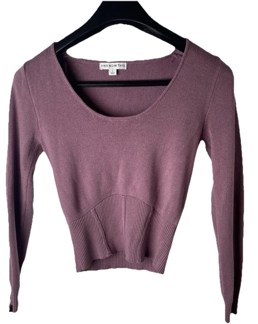 Sweater Women S Lavender Round neck And Now This